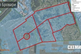 В Броварах арестовали землю дальнего родственника Медведева