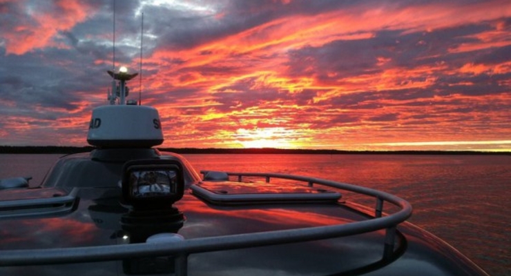 Российский бизнесмен показал яхты охраны Путина