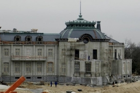 "Дворец" друга Януковича продолжают строить в Конча-Заспе