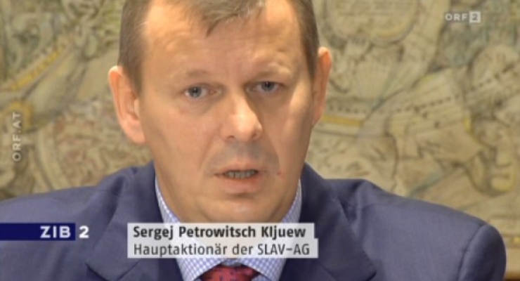Клюев пожаловался австрийцам: мой счет заморожен