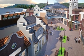 Открытие аутлет-городка «Мануфактура» в октябре 2013 г