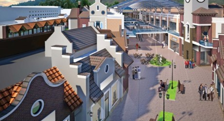 Открытие аутлет-городка «Мануфактура» в октябре 2013 г