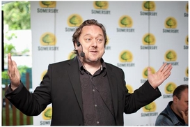 Пит Браун открыл в Киеве сидр Somersby