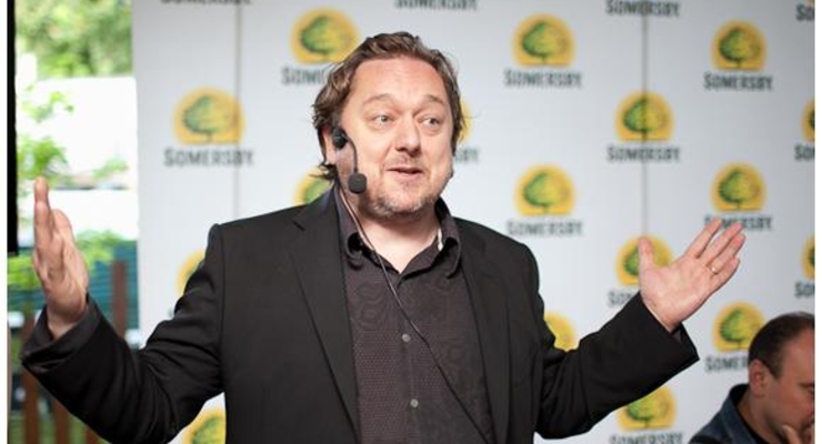 Пит Браун открыл в Киеве сидр Somersby