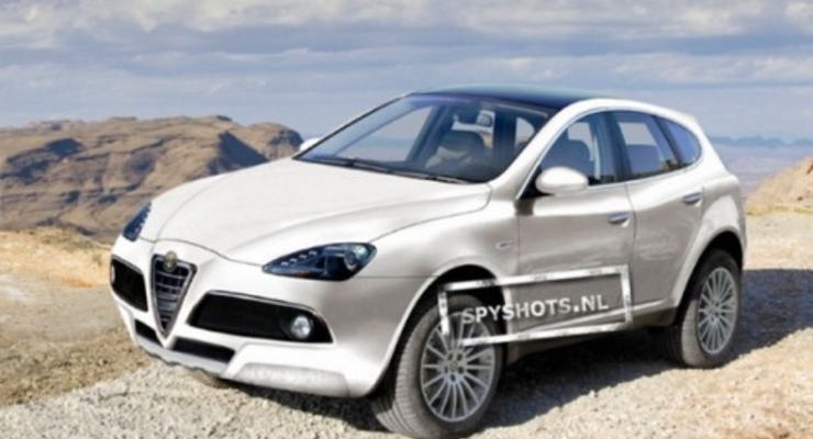 В Сети появились фото кроссовера Alfa Romeo