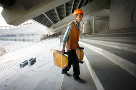 На столичном стадионе «Олимпийский» погиб строитель