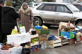В Полтаве митинговали торговцы со стихийных рынков