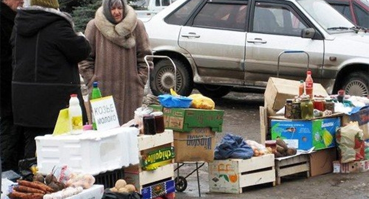 В Полтаве митинговали торговцы со стихийных рынков