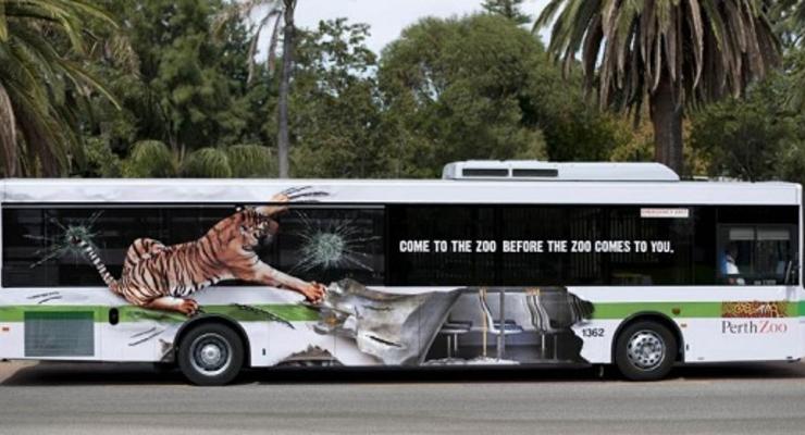 Самая креативная реклама на автобусах