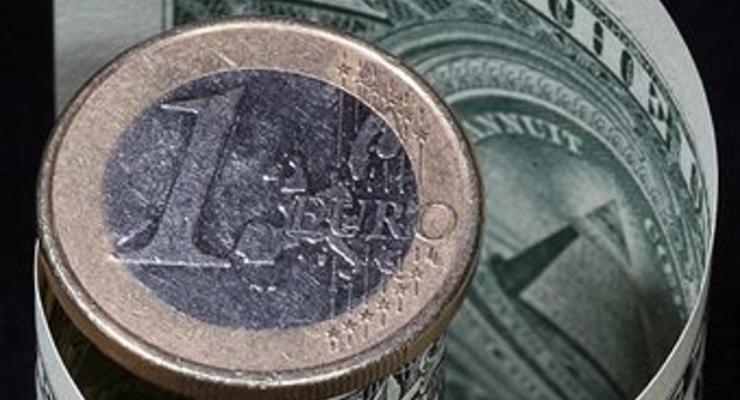 Евро резко подешевел к доллару