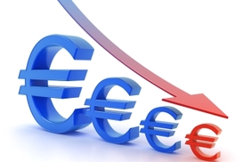 Курс евро на межбанке опустился ниже 10,90 грн