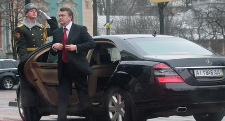 Для лимузина Януковича за 12 млн. гривен заказали вагон-гараж