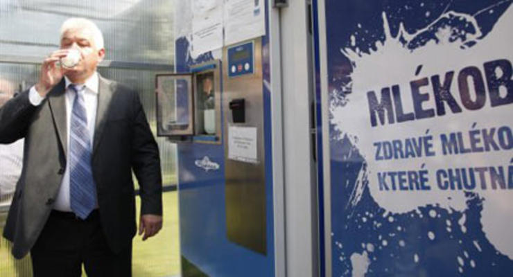 Киевские чиновники зарядят молоко в автоматы