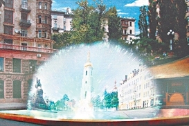 К осени в Киеве появятся фонтаны со светомузыкой