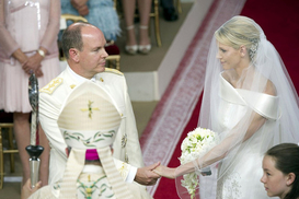 Королевская свадьба: Князь Монако женился на спортсменке