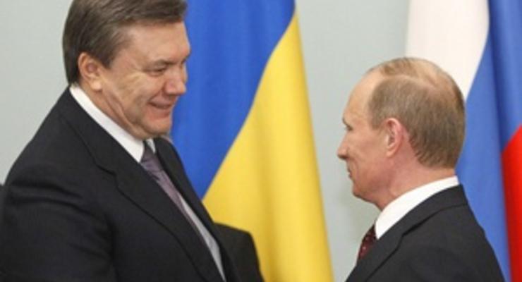 Янукович встретился с Путиным с глазу на глаз