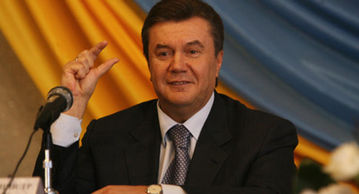 Янукович попытался установить цензуру в Европе
