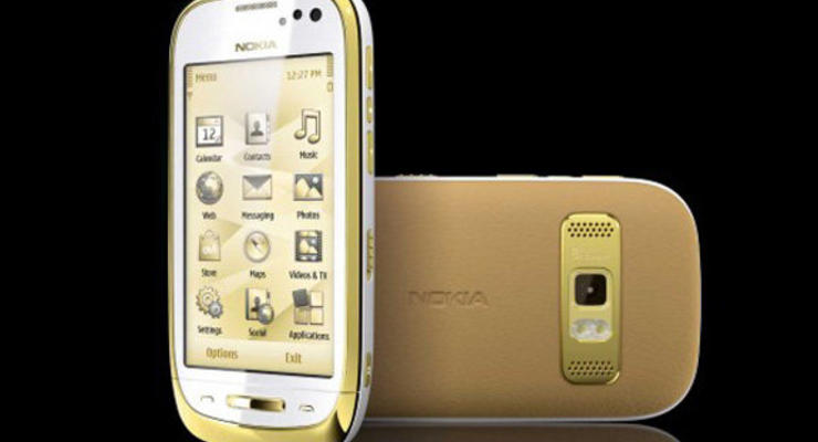 Nokia создала золотой мобильный телефон