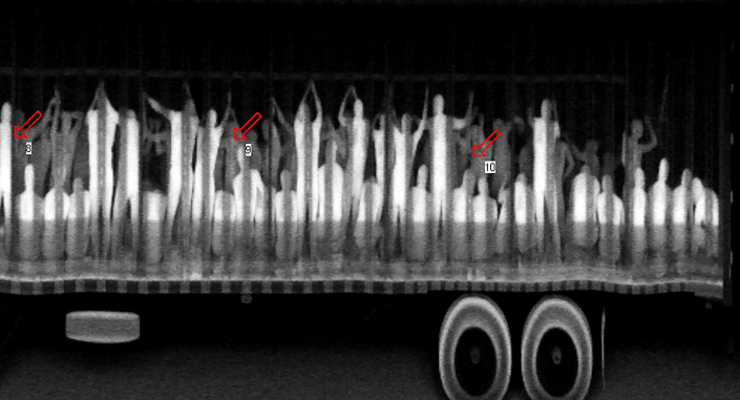 Нелегалов нашли с помощью рентгена