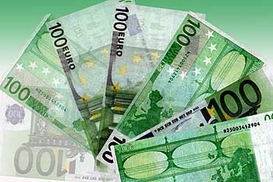 Курс евро падает к гривне