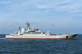 Украинский десантный корабль прибыл в Ливию