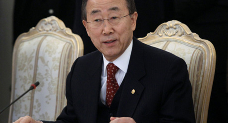 Сторонники Каддафи попытались напасть на генсека ООН