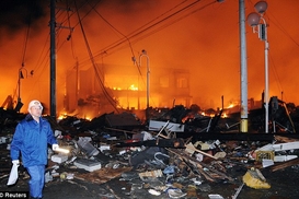 Радиоактивный дым из Японии тянется к Калифорнии?