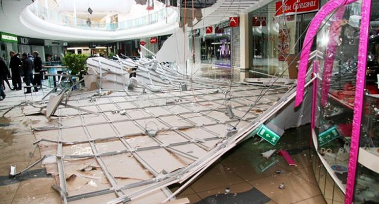 После обвала крыши открылся ТРЦ SkyMall