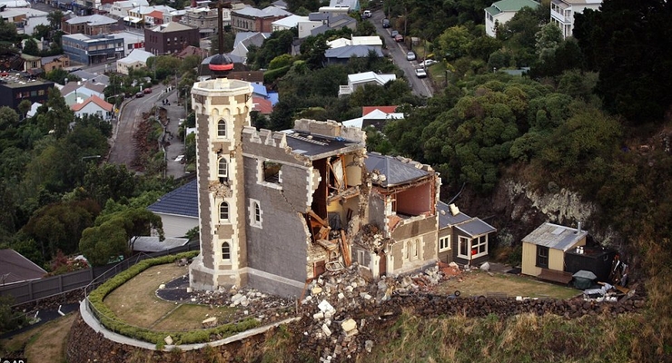 Мощное землетрясение произошло в Новой Зеландии