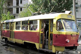 В Киеве отменили трамвайный маршрут №5