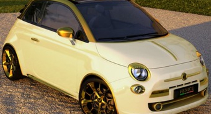 Китайский бизнесмен ездит на золотом автомобиле