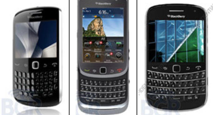 BlackBerry выпустит три смартфона