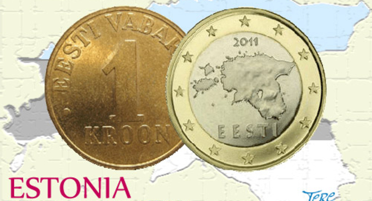 На эстонских евро обнаружили ошибку