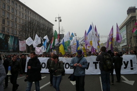 Предприниматели потратили на протесты 100 млн гривен