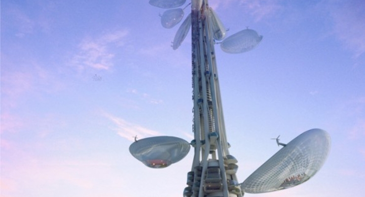 Дерево-небоскреб из будущего