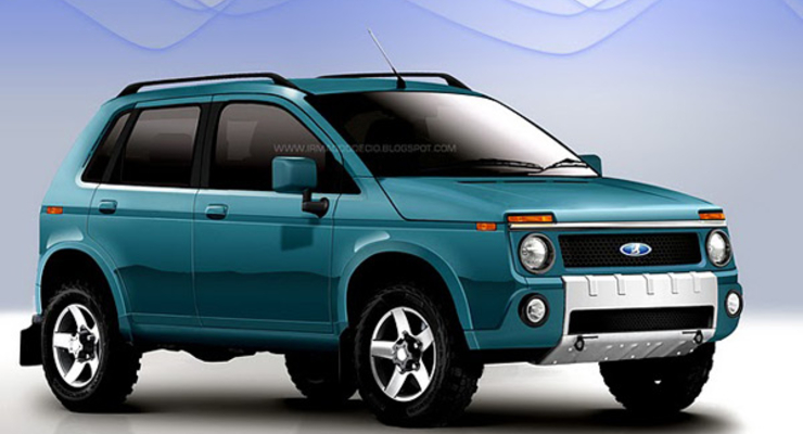 В Сети появились эскизы автомобиля Lada Niva