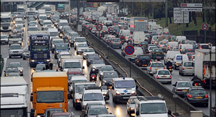 Где в Киеве можно наткнуться на пробки (03.11.2010)