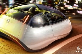 Итальянский дизайнер показал автомобиль будущего