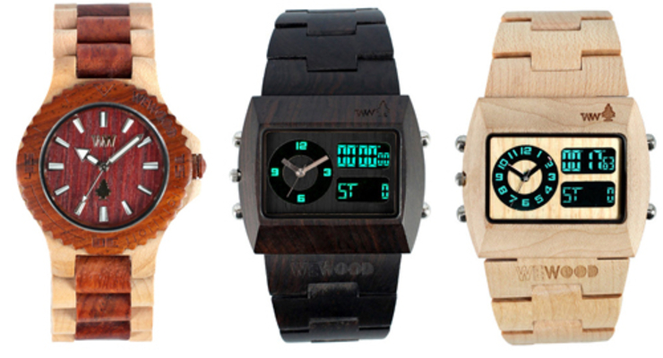 Итальянцы создали полностью деревянные наручные часы