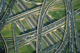 Движение на киевских дорогах плотное (28.09.2010)