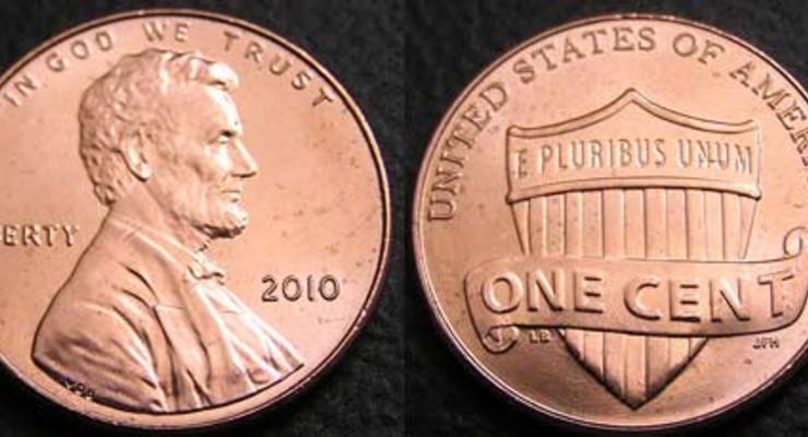 1-центовую монету продали за 1,7 млн долларов