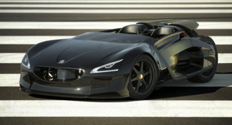 Peugeot показал футуристический автомобиль