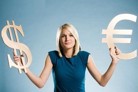 Курс евро к доллару держится выше 1,28