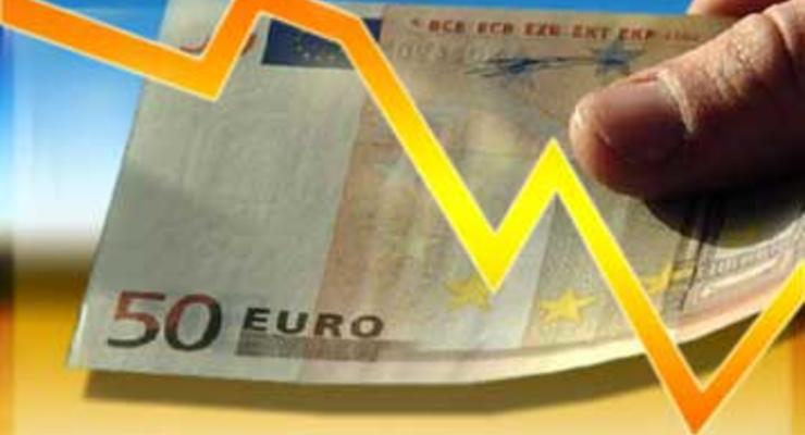 Курс евро на межбанке скатился вниз