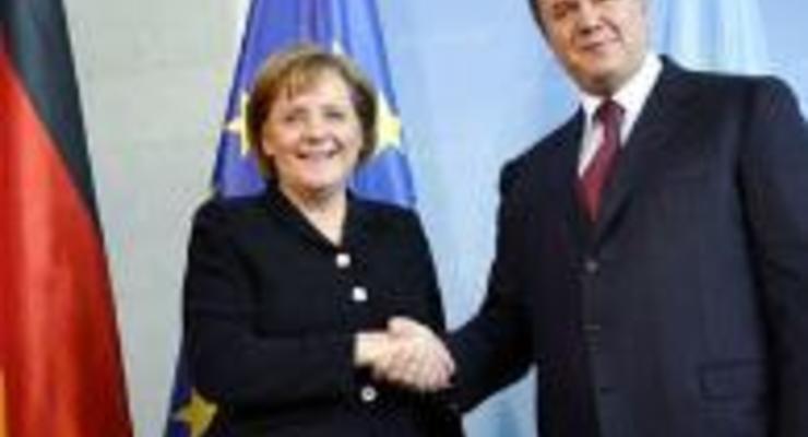 Сегодня Янукович встретится с Ангелой Меркель