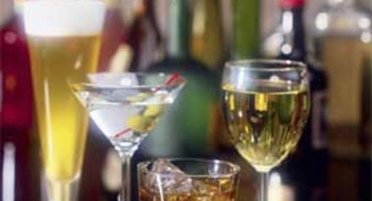 В Украине снизился выпуск алкогольных напитков