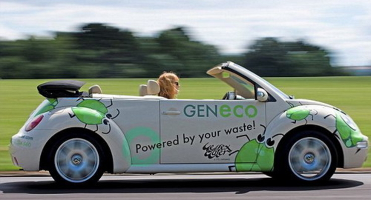 Новый Volkswagen "жук" будет ездить на человеческих отходах