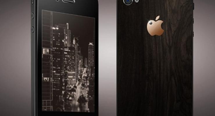 iPhone 4 изготовили в деревянном корпусе