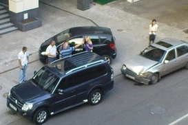 Мэр Днепропетровска попал в ДТП