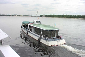 Речной трамвай запустят, когда Днепр замерзнет